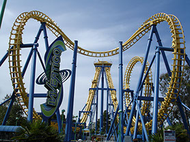 Six Flags ride at Great America
