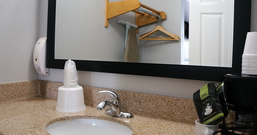 Guest Ammenities in restroom.